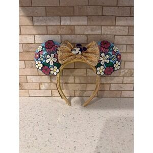DISNEY PARKS PORT ORLEANS RIVERSIDE LOUNGEFLY MINNIE EARS HEADBAND